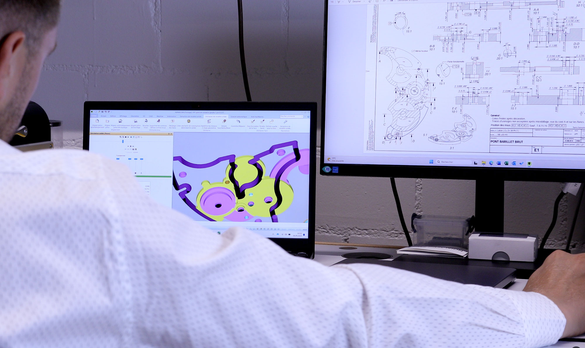 usinage de précision: conception 3D